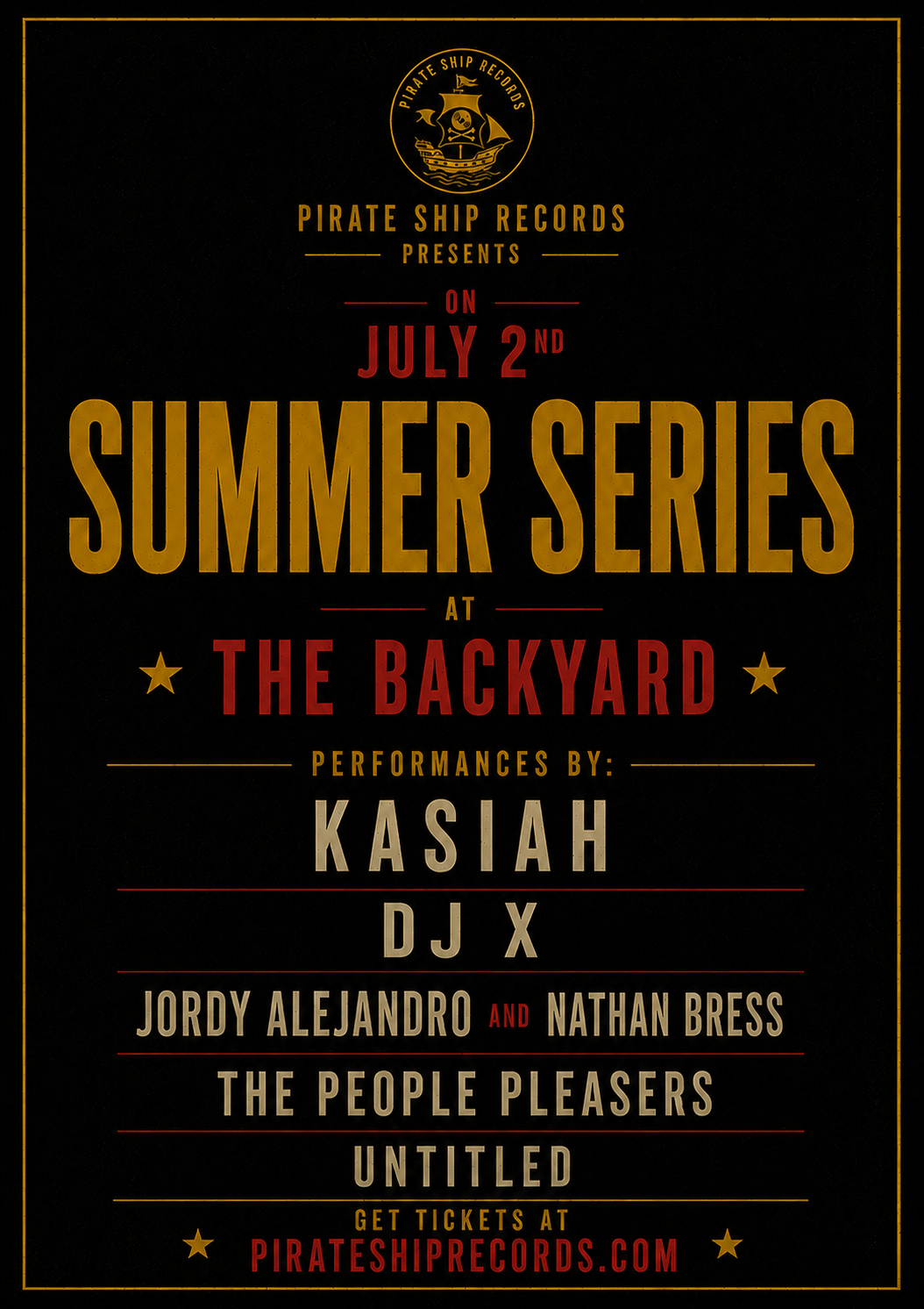 Summer Series flier